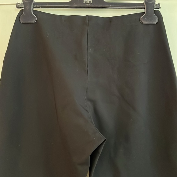 EUC Sympli black straight leg pull on ankle length pant with small side vent - Picture 5 of 8